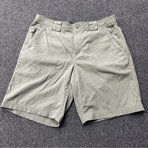 FILSON Green Active Nylon Blend Outdoorsman Shorts Mens Sz L